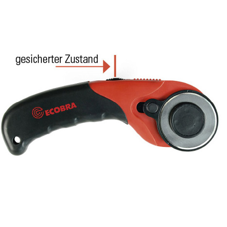 ECOBRA Roll-Cutter Klinge Ø 45 mm - Ideal für Rechts- und Linkshänder | Inklusive 1 Freistilschnitt-Klinge